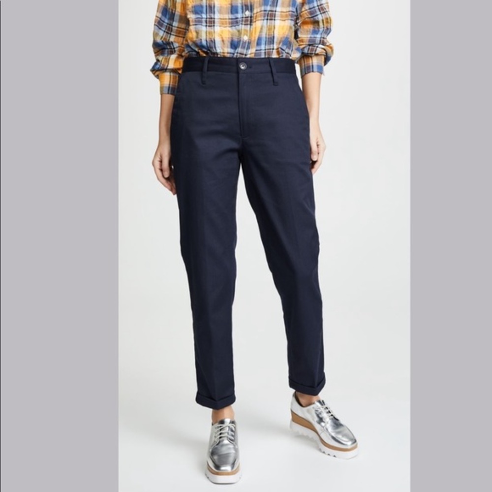 CLOSED Franck blue cargo military style pedal pusher pants